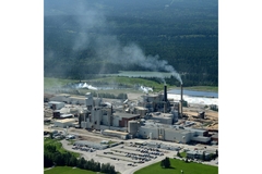 Image A zoomed out perspective of the Hilton Pulp Mill.